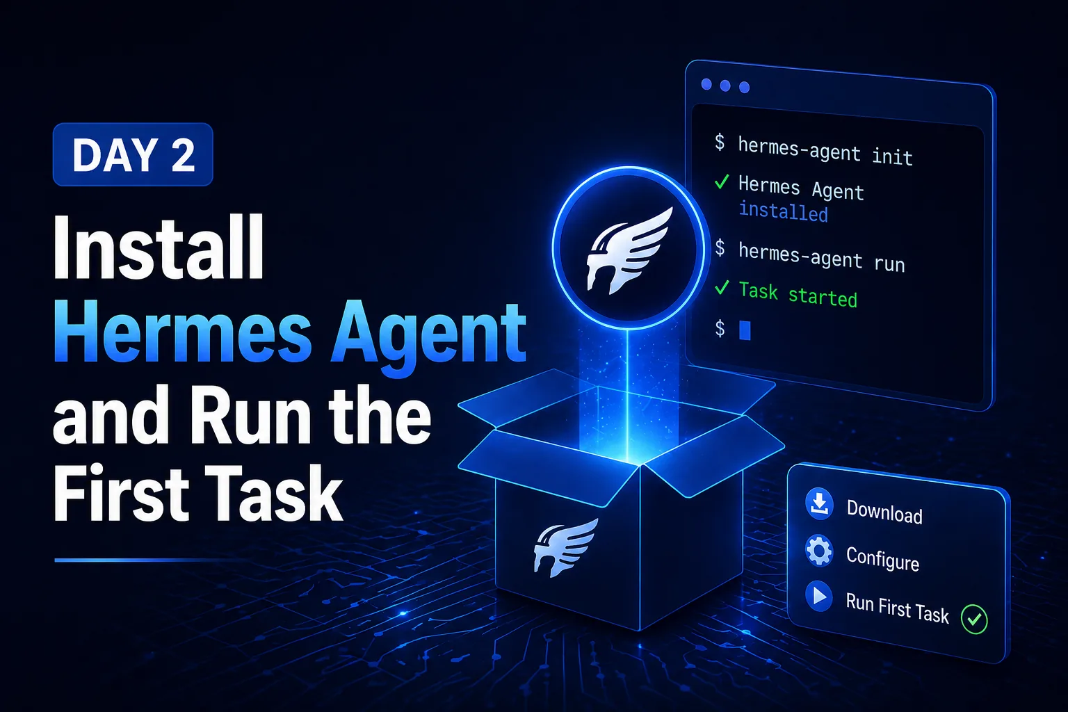 Day 2: Install Hermes Agent and Run the First Task